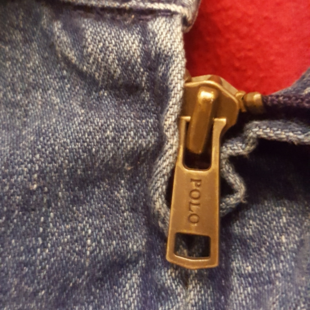 Vtg polo fleece lined demin jacket sz.xl - Picture 3 of 8